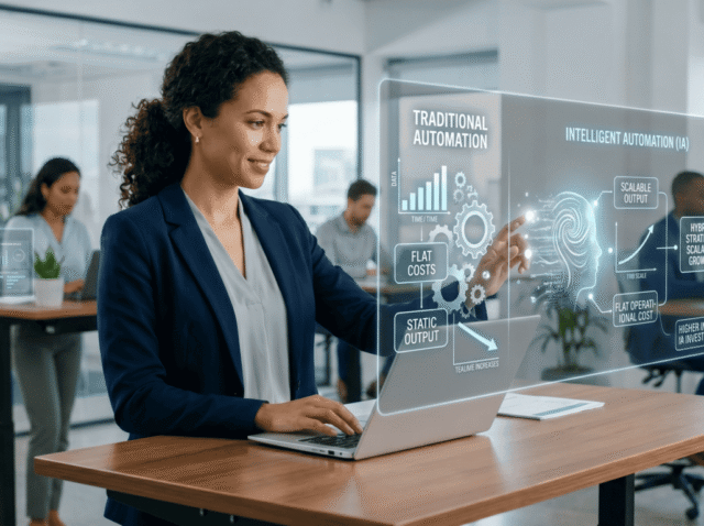 Intelligent Automation vs Traditional Automation What Modern Businesses Need Intelligent Automation vs Traditional Automation What Modern Businesses Need