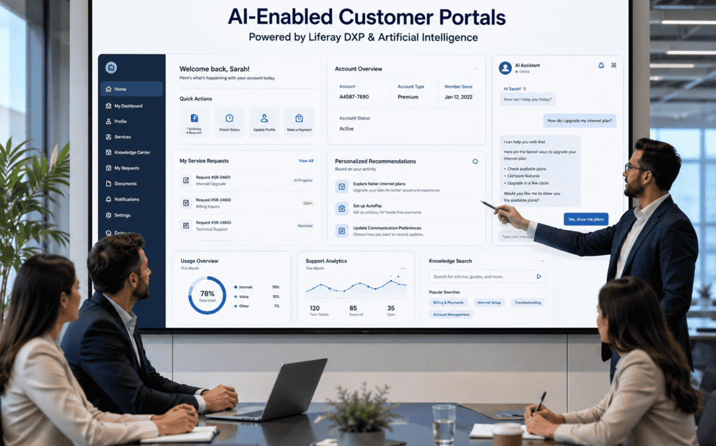 AI-Enabled Customer Portals with Liferay DXP AI-Enabled Customer Portals with Liferay DXP