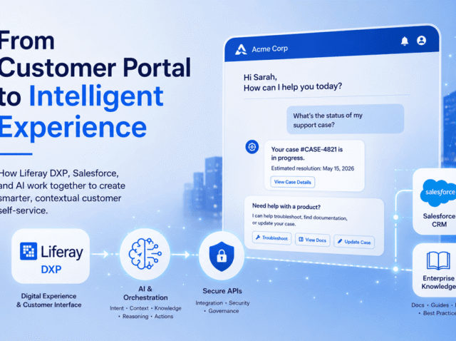 AI-Powered Customer Portal with Liferay DXP and Salesforce AI-Powered Customer Portal with Liferay DXP and Salesforce